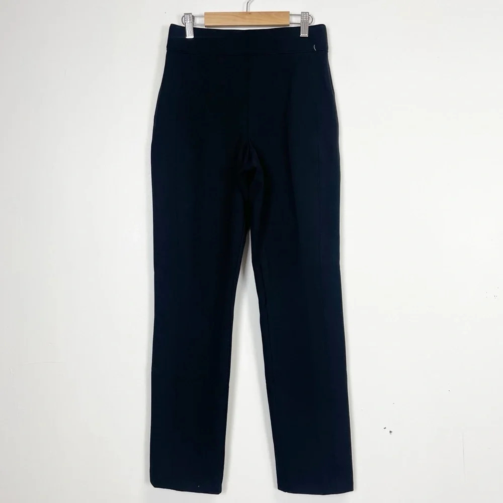 NEW Spanx The Perfect Pant Pants Womens Small Black Slim Straight Pull On NWOT